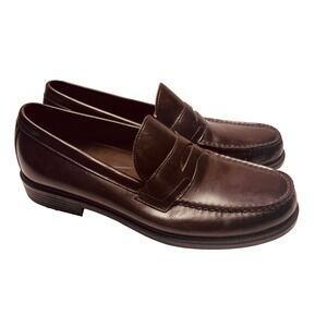 Rocket Brown Leather Penny Loafer Men's 11